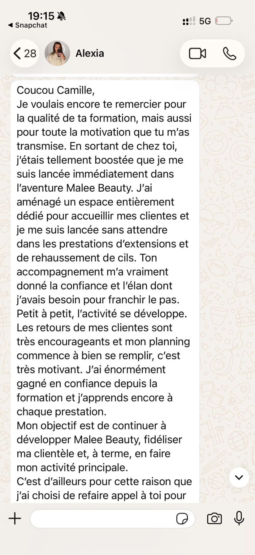 Témoignage d'élève 2
